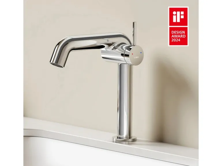 Emke Wasserhahn Bad 222 x 200 x 76 mm Chrom Wasserhahn Waschtischarmatur Mischbatterie