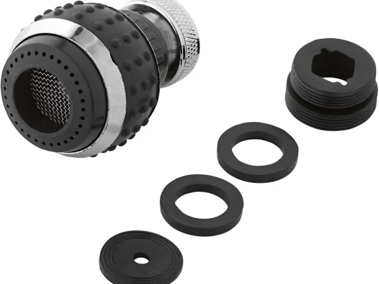 Ersatz-Spülbrause mit Antirutschgehäuse Verchromt