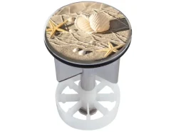 Excenterstopfen mit Dekor Strandperle 38 - 40 mm