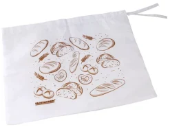 Fackelmann Brotbeutel Baumwolle 43 cm x 34 cm Weiß
