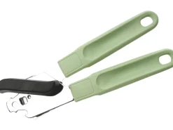 Fackelmann Dosenöffner Ecolution 21 cm Lichtgrau-Mintgrün