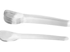 Fackelmann Eilöffel 14 cm Transparent 6 Stück