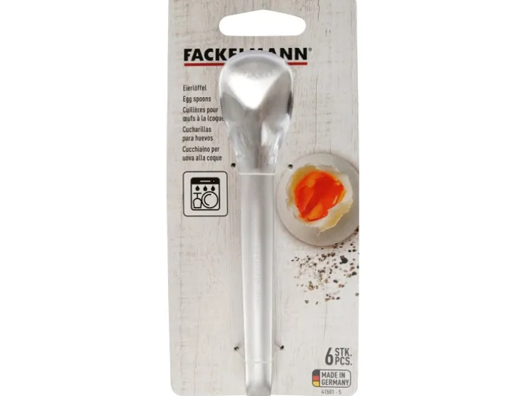 Fackelmann Eilöffel 14 cm Transparent 6 Stück