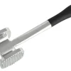 Fackelmann Fleischklopfer Komfort Groß 27,5 cm x 7,5 cm Schwarz-Silber