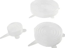 Fackelmann Frischhaltedeckel Silikon 3er-Set