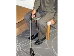 Fackelmann Greifhilfe 76 cm Schwarz/Silber