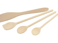 Fackelmann Holzlöffel-und Pfannenwender Fair 4er-Set