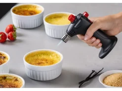 Fackelmann Küchengasbrenner Unbefüllt Schwarz