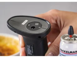 Fackelmann Küchengasbrenner Unbefüllt Schwarz