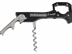 Fackelmann Kellnerkorkenzieher X-Tend 13 cm Schwarz-Silber