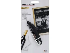 Fackelmann Kellnerkorkenzieher Specter 11 cm Schwarz-Silber