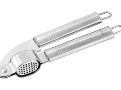 Fackelmann Knoblauchpresse Edelstahl 19 cm Silber