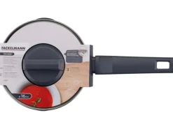 Fackelmann Kochtopf mit Stiel und Deckel Statement 16 cm Keramik