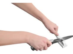 Fackelmann Messerschärfer Arcadalina Weiß/Silber