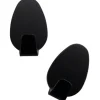 Fackelmann Ovalklebehaken Schwarz 2 Stück 3 cm