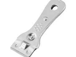 Fackelmann Reinigungsschaber mit Klingen Edelstahl 13,5 cm Silber