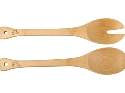 Fackelmann Salatbesteck Bambus Tropical 2-teilig