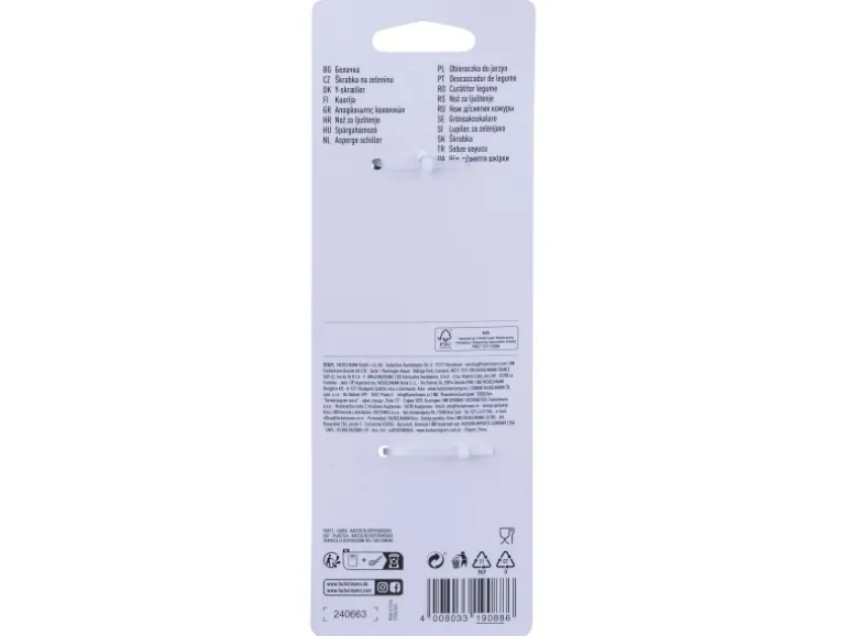 Fackelmann Schäler Essential 19 cm INOX