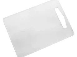 Fackelmann Schneidbrett Kunststoff 34 cm x 24 cm Transparent