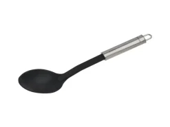 Fackelmann Servierlöffel 31 cm Schwarz/Silber