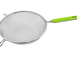 Fackelmann Sieb Edelstahl Ø 25 cm Grün-Silber