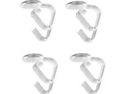 Fackelmann Tischtuchklammern mit Haken 4 Stück