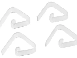 Fackelmann Tischtuchklammer 4 Stück Transparent