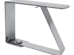 Fackelmann Tischtuchklammern Edelstahl 5,3 cm Silber