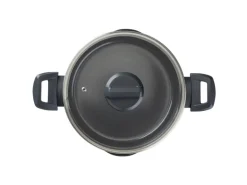 Fackelmann Topf mit Deckel Statement 24 cm Keramik