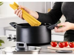 Fackelmann Topf mit Deckel Statement 24 cm Keramik