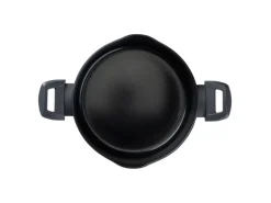 Fackelmann Topf mit Deckel Statement 24 cm Keramik