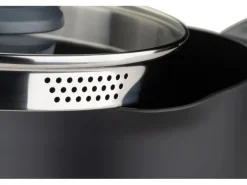 Fackelmann Topf mit Deckel Statement 24 cm Keramik