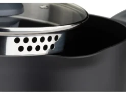 Fackelmann Topf mit Deckel Statement 24 cm Keramik