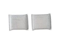 Fackelmann Topf-/Pfannenkissen-Set Kratzfrei 2-teilig Silber