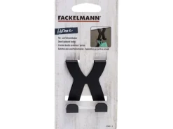 Fackelmann Türhaken Edelstahl 6 cm x 5 cm Schwarz
