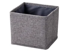 Fackelmann Universalkörbchen Textil 13 cm x 12 cm x 14 cm Grau