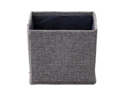 Fackelmann Universalkörbchen Textil 13 cm x 12 cm x 14 cm Grau