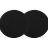 Fackelmann Untersetzer Silikon Ø 20,2 cm Schwarz 2 Stück