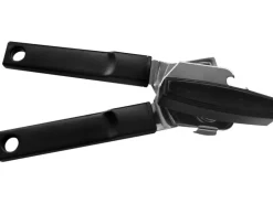 Fackelmann Zangendosenöffner 19 cm Schwarz-Silber