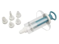 Fackelmann Zenker Patisserie Garnierspritze mit 6 Tüllen