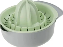 Fackelmann Zitronenpresse Eco 2-teilig 500 ml Lichtgrau-Mintgrün