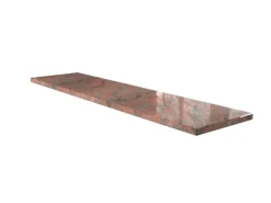 Fensterbank Multicolor 25 cm x 2 cm Zuschnitt mit Wasserrille