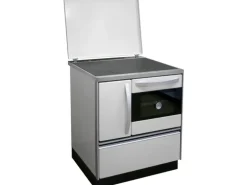 Firefix Küchenofen Isar Stahl Weiß 8,1 kW