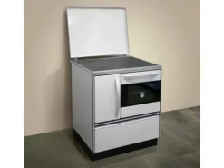 Firefix Küchenofen Isar Stahl Weiß 8,1 kW