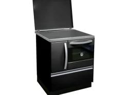 Firefix Küchenofen Isar Stahl Schwarz 8,1 kW