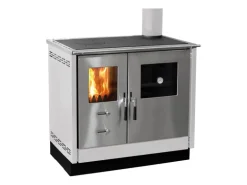 Firefix Küchenofen Maas Metall Weiß 8,3 kW