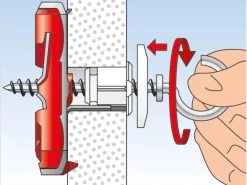 Fischer Kippdübel Duotec 10 S PH mit Panhead Schraube je 2 Stück