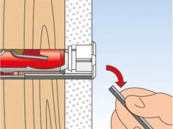 Fischer Kippdübel Duotec 10 S PH mit Panhead Schraube je 2 Stück