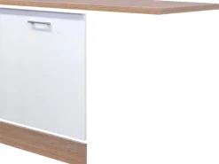 Flex-Well Classic Geschirrspüler-Paket vollintegriert Florida Weiß-Sonoma Eiche