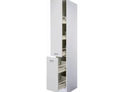 Flex-Well Classic Küchen-Apothekerschrank Wito 200 cm x 30 cm x 57 cm Weiß